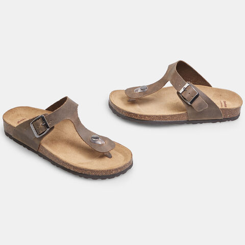 Chanclas de mujer de dedo, Taupe Chanclas de mujer de dedo, Taupe